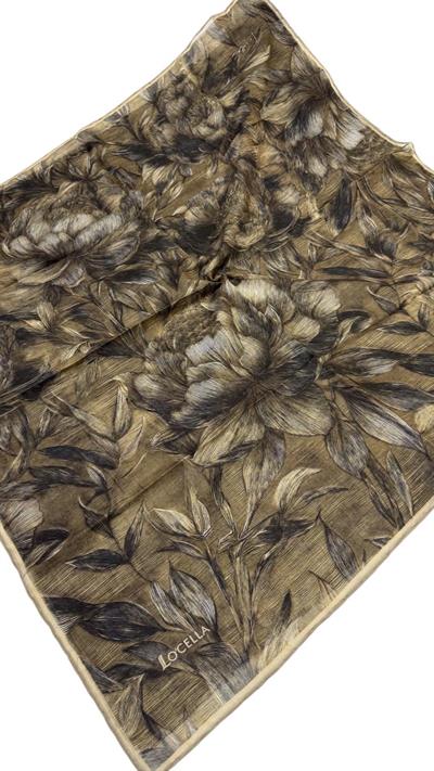 Locella Soft Pamuk Eşarp Olive-9