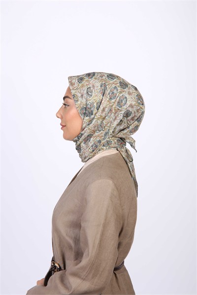 Locella Soft Pamuk Eşarp Krem