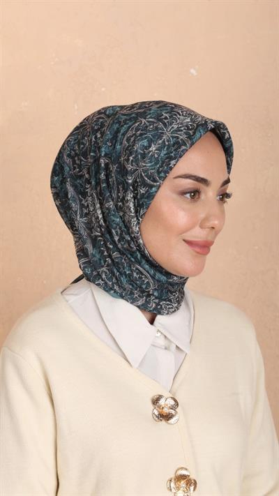 Locella Soft Pamuk Eşarp Zümrüt