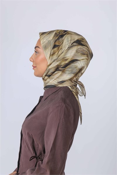 Locella Soft Pamuk Eşarp Yeşil