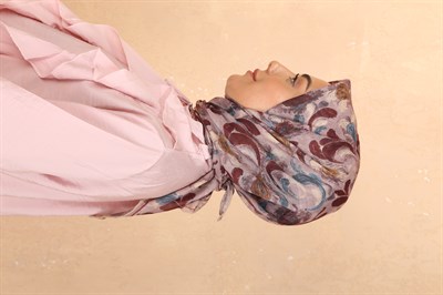 Locella Soft Pamuk Eşarp Gül Kurusu