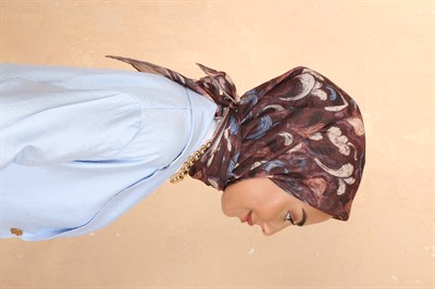 Locella Soft Pamuk Eşarp Mürdüm