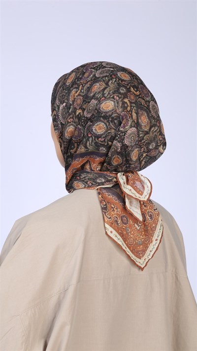 Locella Soft Pamuk Eşarp Acı Kahve
