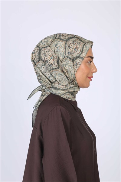 Locella Soft Pamuk Eşarp Yeşil