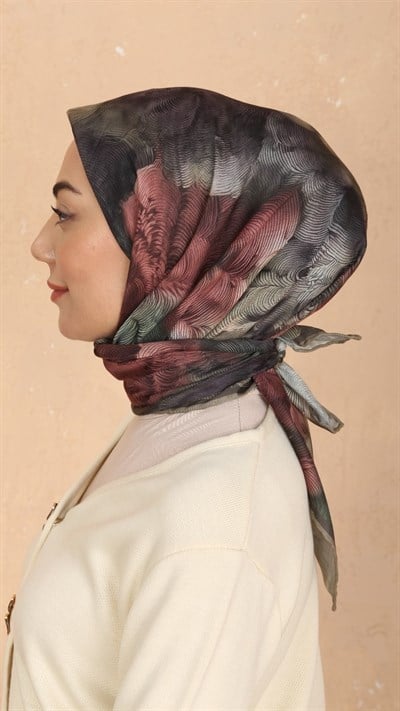 Locella Soft Pamuk Eşarp Haki