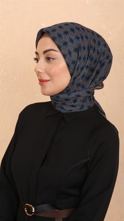 Locella Soft Pamuk Eşarp Siyah Saks