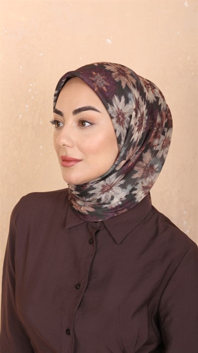Locella Soft Pamuk Eşarp Koyu Haki