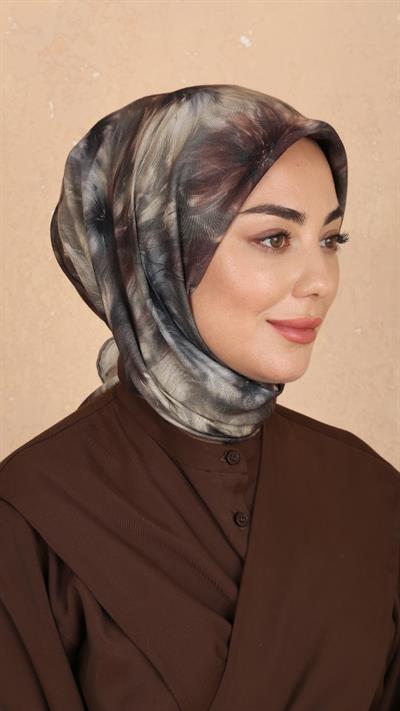 Locella Soft Pamuk Eşarp Haki-1