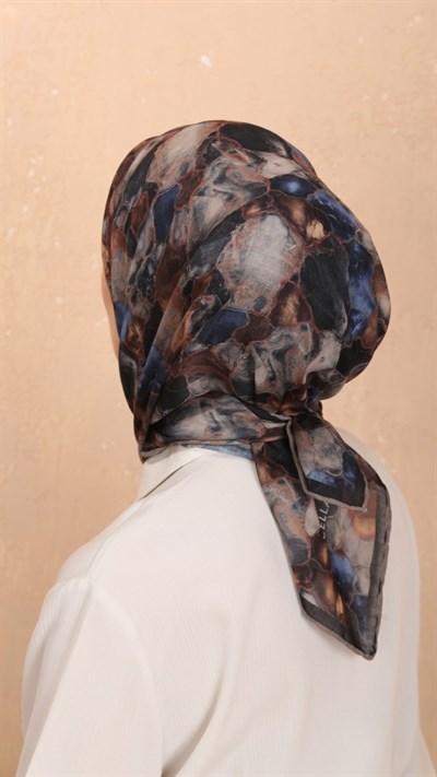 Locella Soft Pamuk Eşarp Siyah