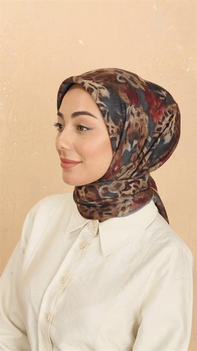 Locella Soft Pamuk Eşarp Gri