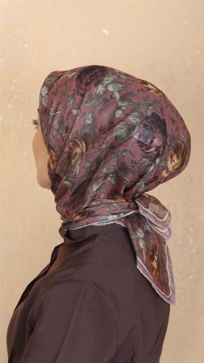 Locella Soft Pamuk Eşarp Rose