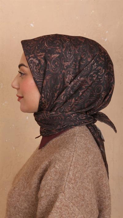 Locella Soft Pamuk Eşarp Acı Kahve