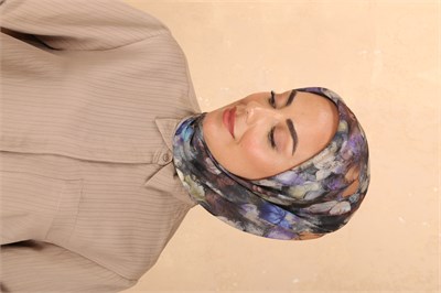 Locella Soft Pamuk Eşarp Gri