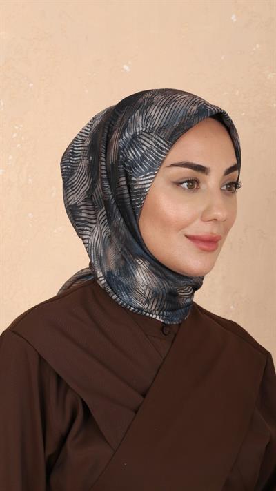 Locella Soft Pamuk Eşarp Gri-8