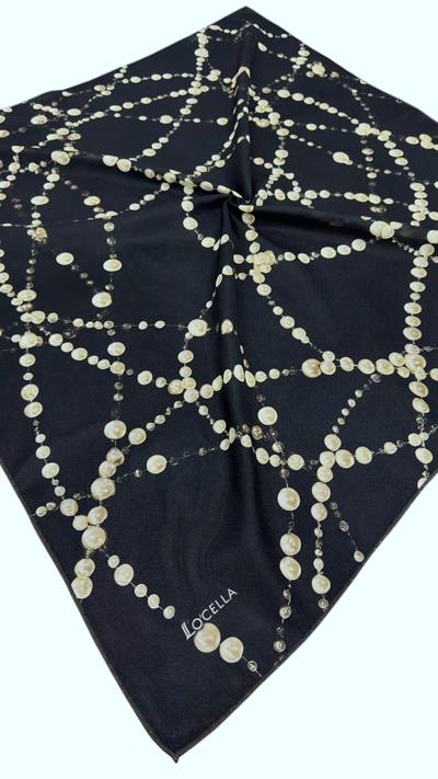 Locella Soft Pamuk Eşarp Siyah