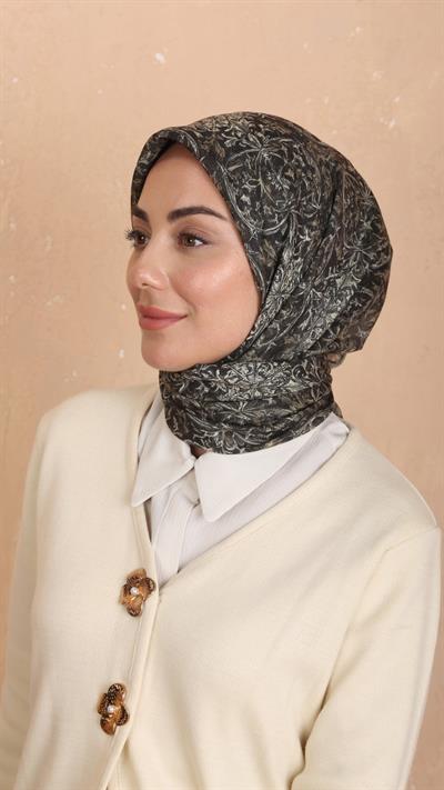 Locella Soft Pamuk Eşarp Yeşil