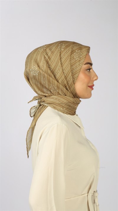 Locella Soft Pamuk Eşarp Yağ Sarısı