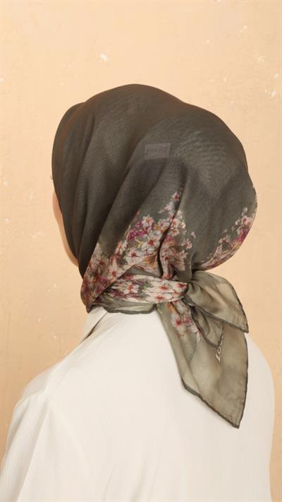 Locella Soft Pamuk Eşarp Yeşil