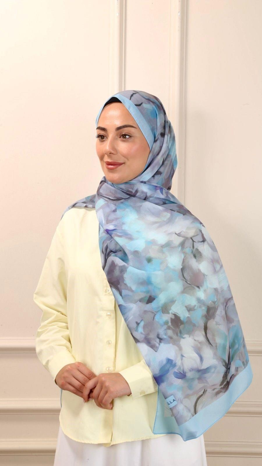 Desenli Pamuk Vual Şal Arin Desen-1