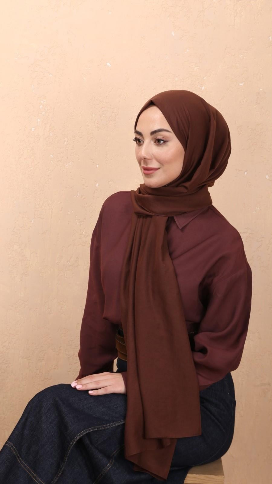 Locella Caz Ayrobin Şal Kahve