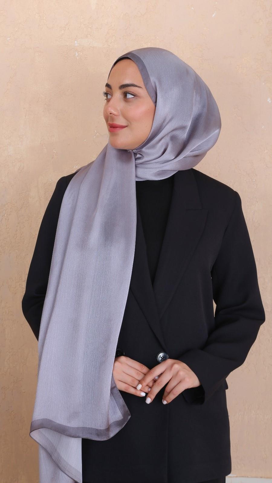 Locella İdol İpek Şal Duman-19