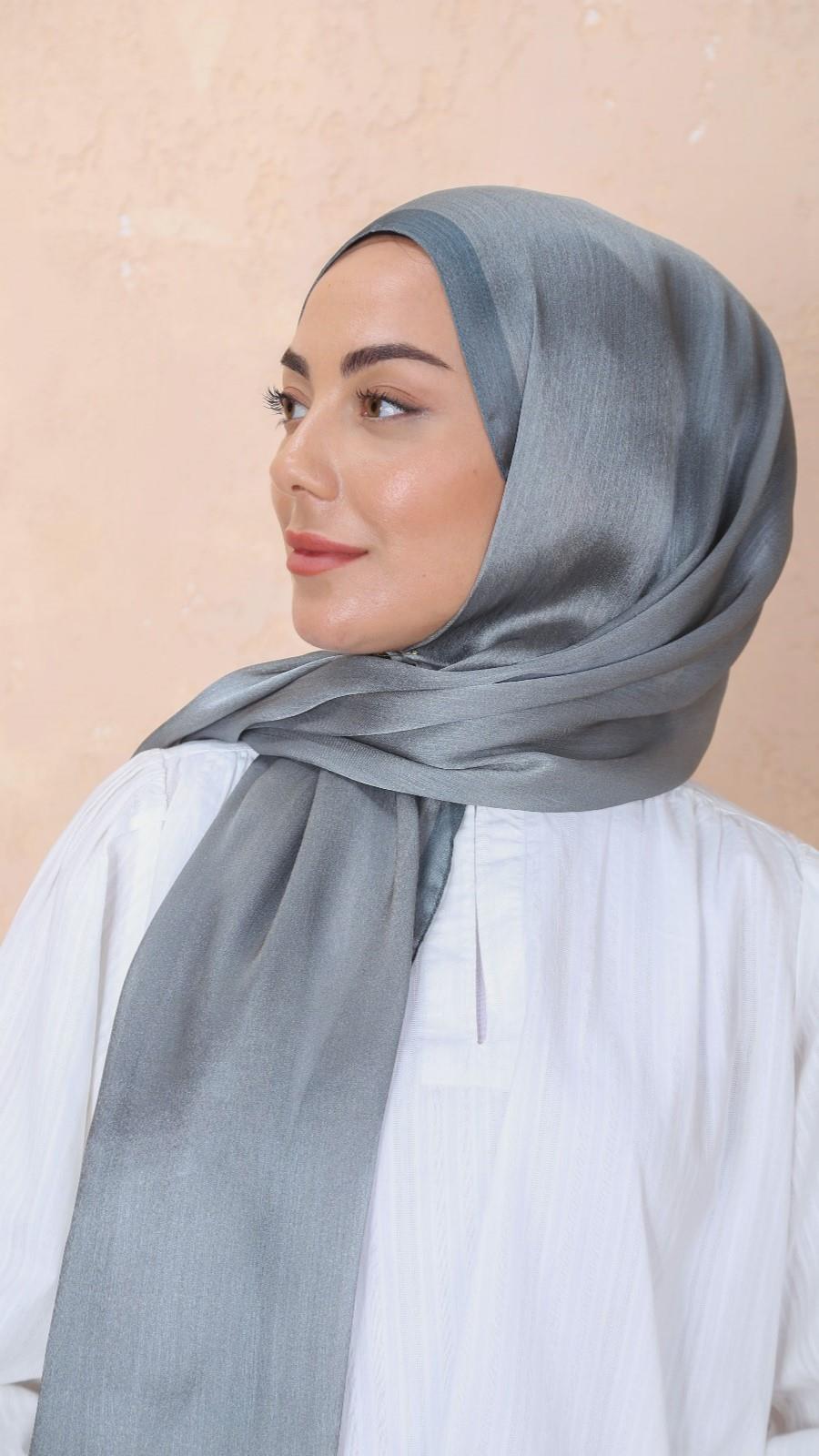Locella İdol İpek Şal Küf Yeşili-51