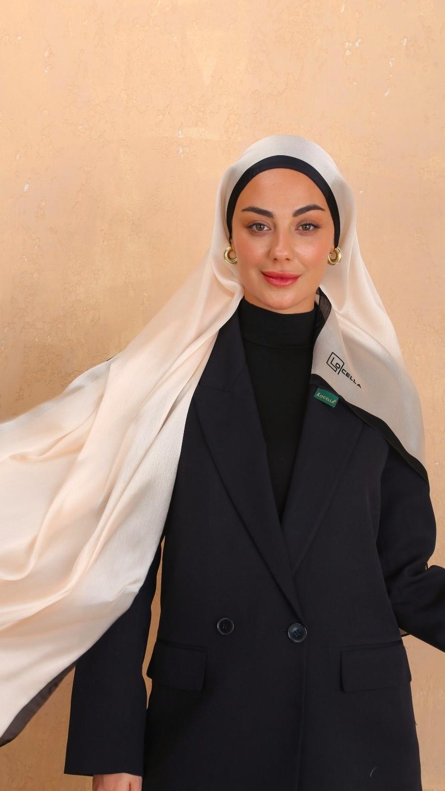 Locella İdol İpek Şal Somon-9