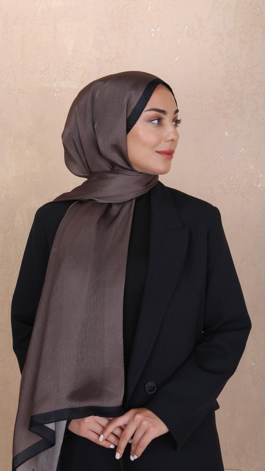 Locella İdol İpek Şal Tozlu Kahve-31