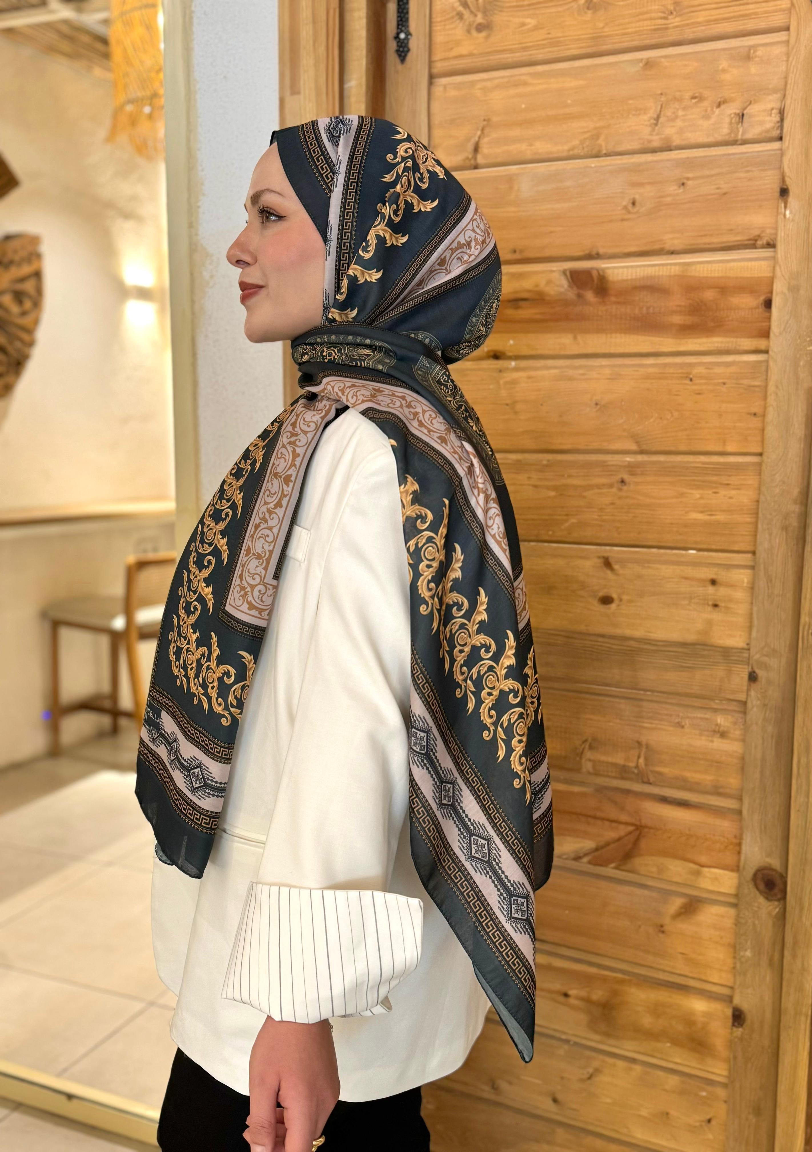 Locella Koza Pamuk Şal-4102