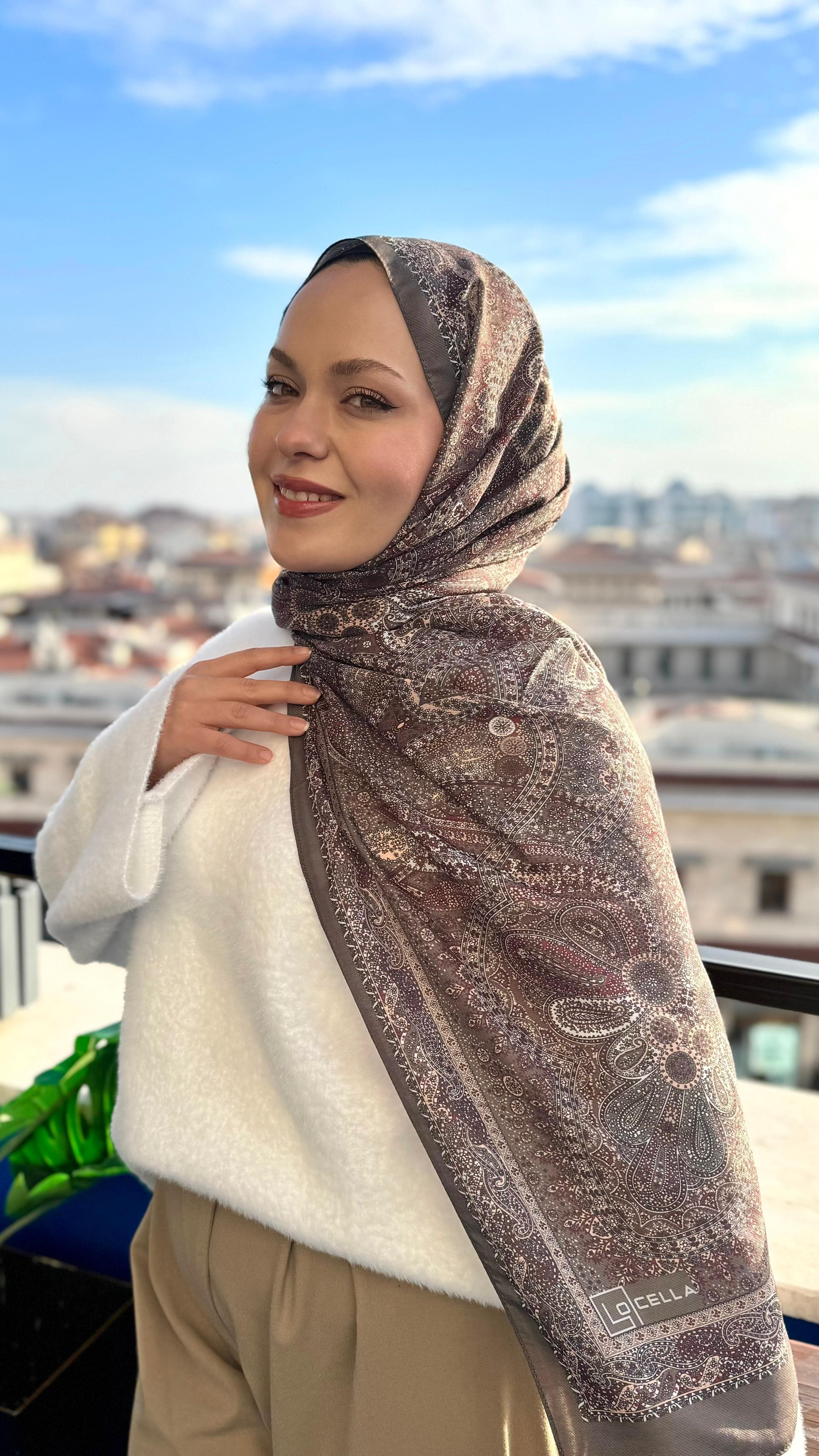 Locella Koza Pamuk Şal-4106