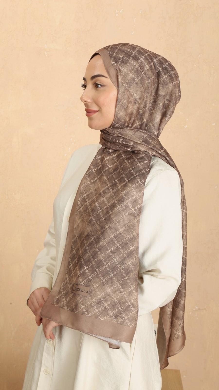 Locella Koza Pamuk Şal Camel