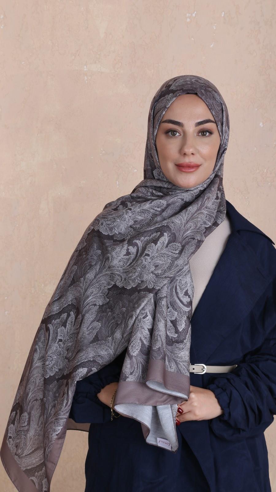 Locella Koza Pamuk Şal-Sütlü Kahve-5