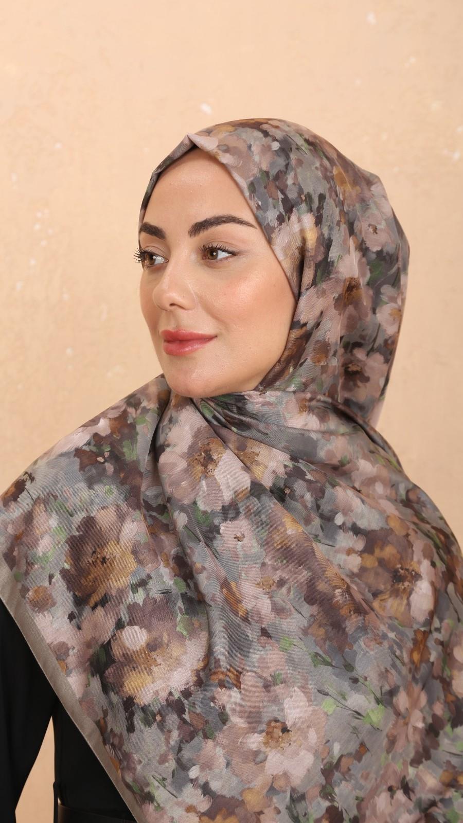 Locella Koza Pamuk Şal-Vizon-9