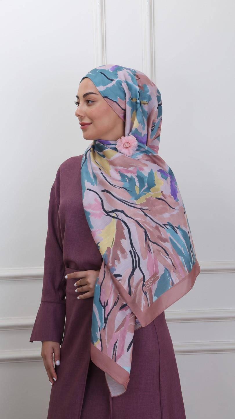 Locella Koza Pamuk Şal Yavruağzı-3