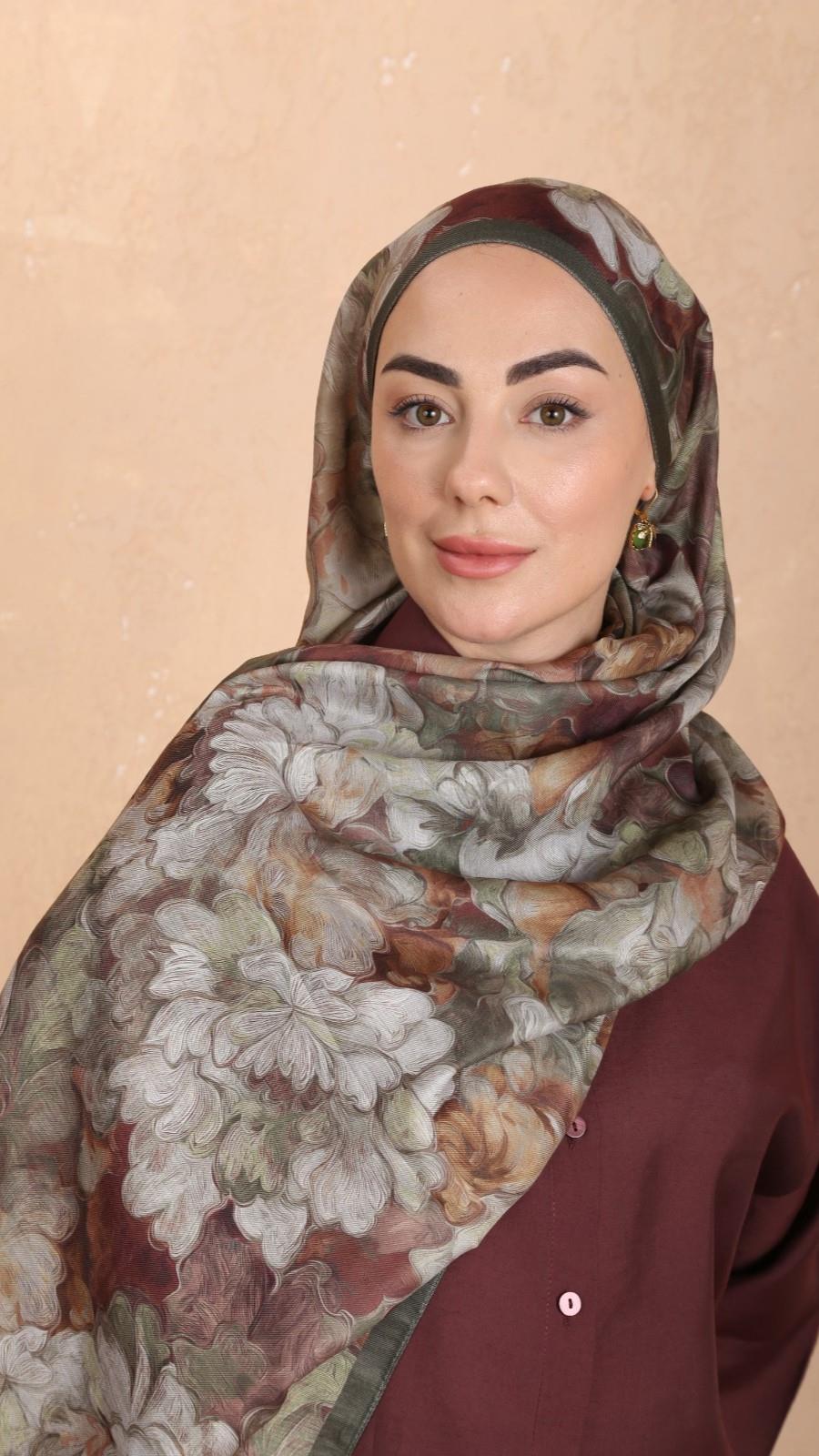 Locella Koza Pamuk Şal Yeşil