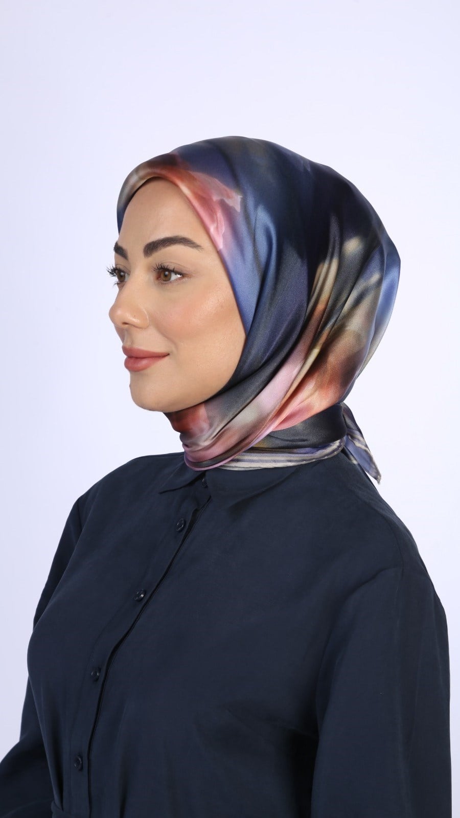 Locella Kristal Eşarp Lacivert