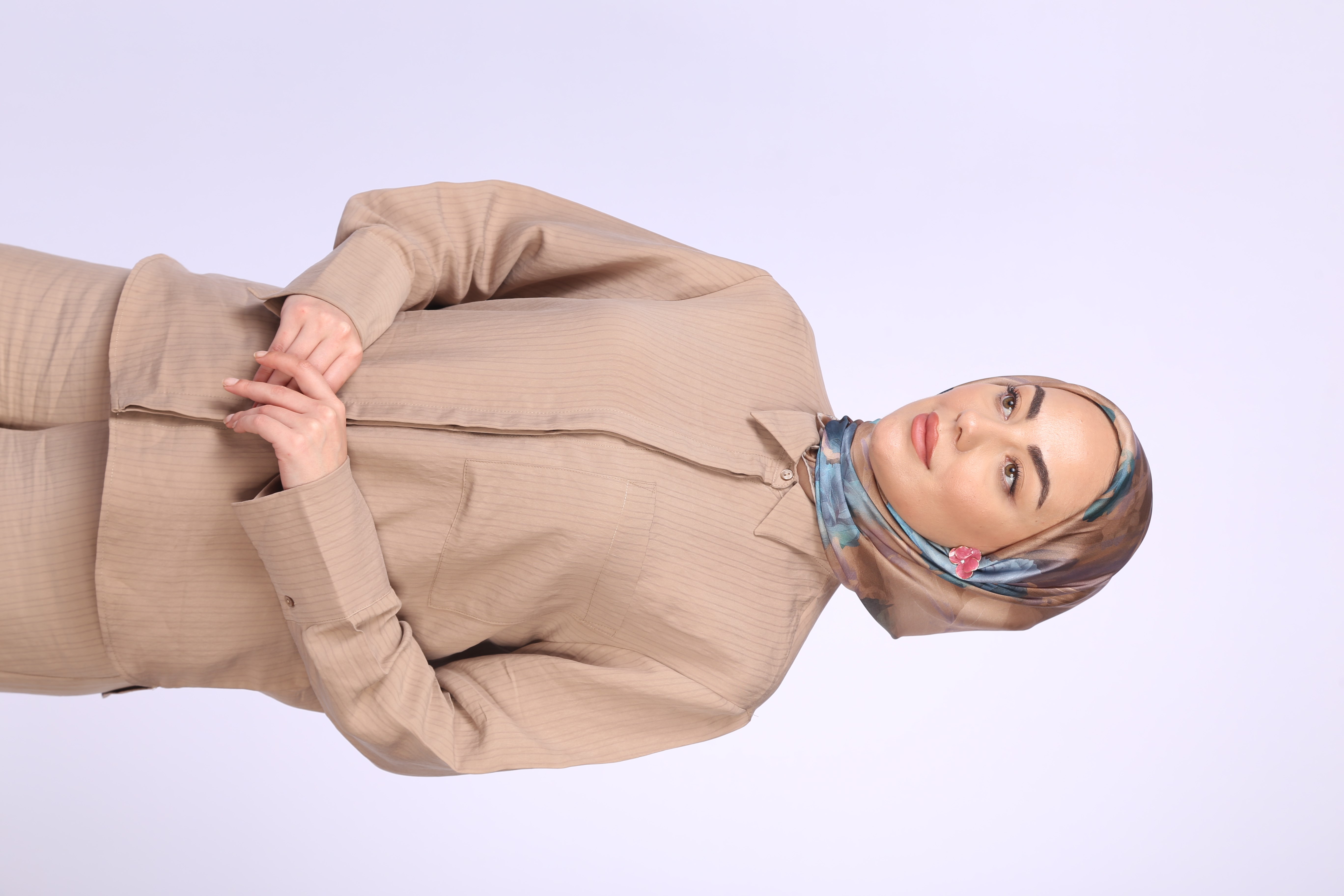 Locella Kristal Eşarp Vizon