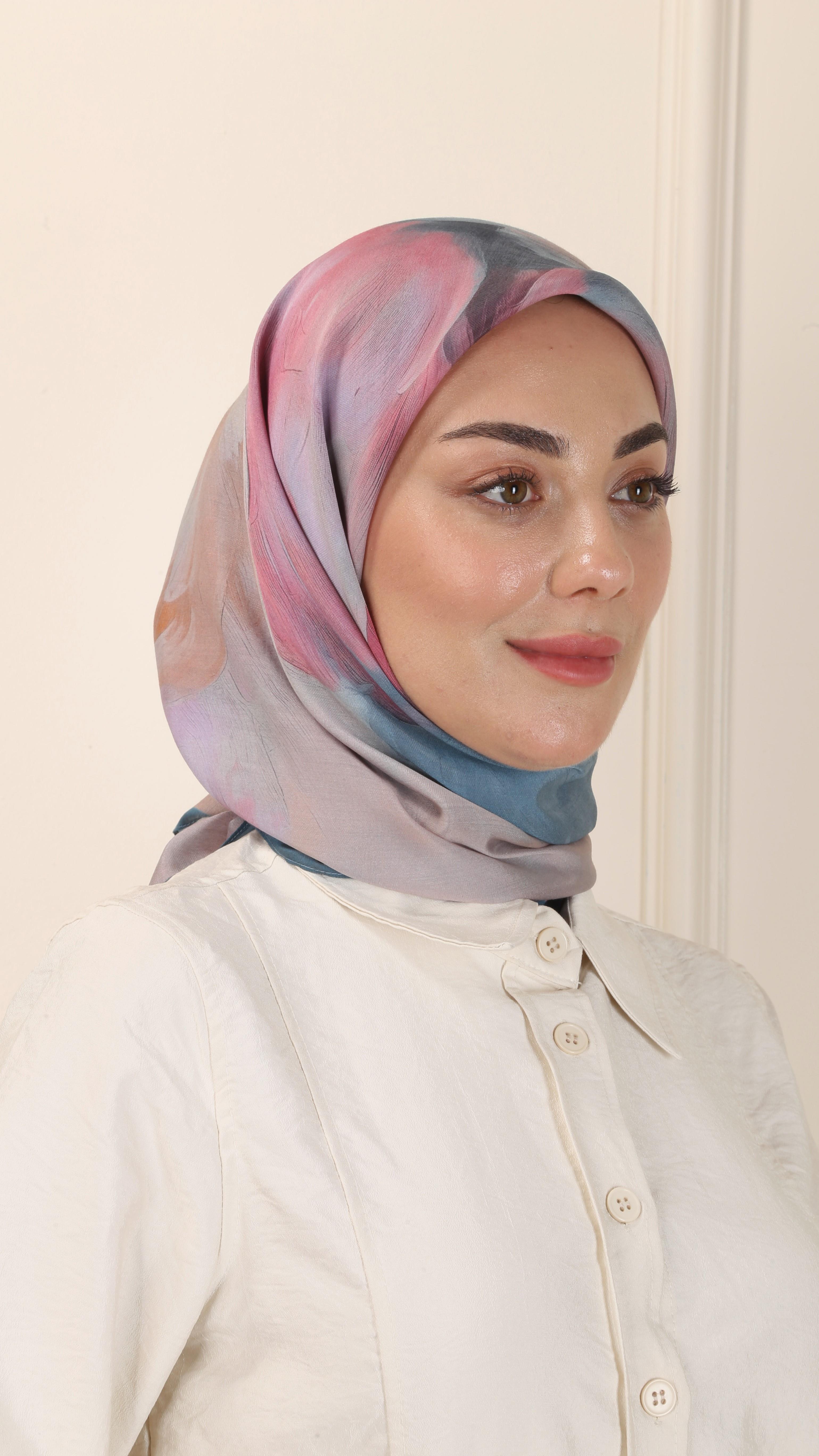 Locella Modal İpek Eşarp Petrol-3