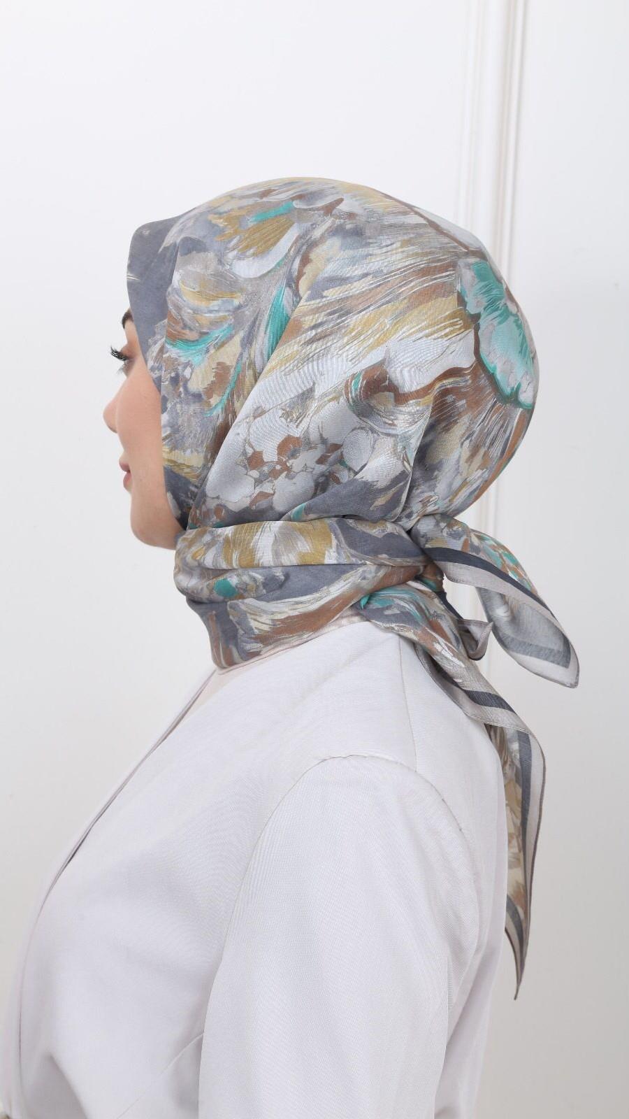 Locella Modal İpek Eşarp Siyah-10