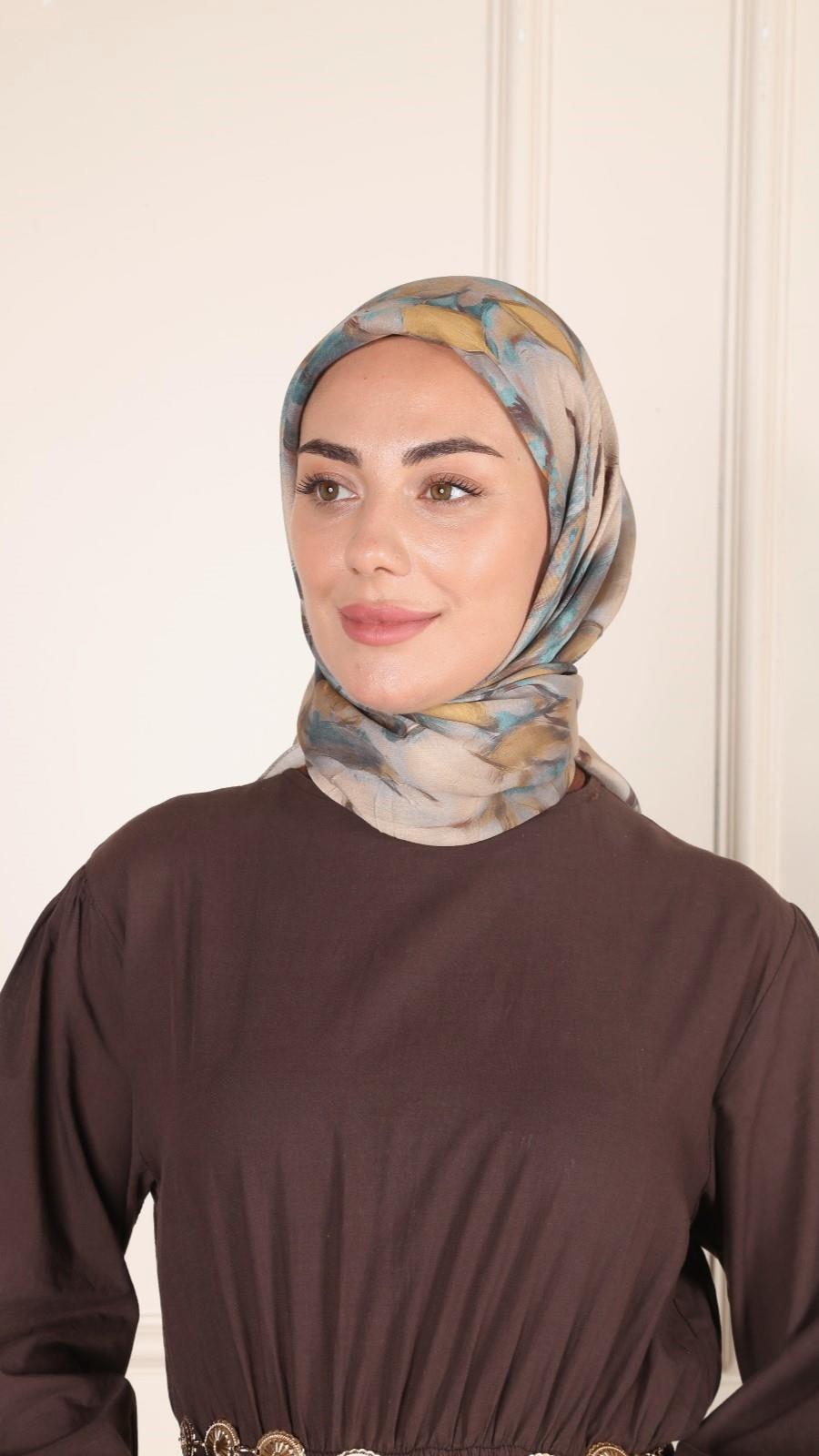 Locella Modal İpek Eşarp Bal Sarısı-1