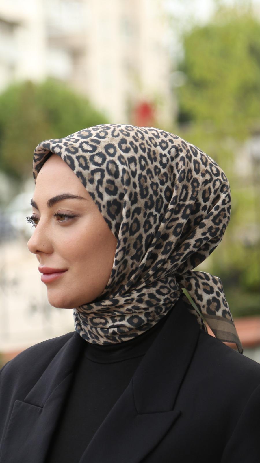 Locella Modal İpek Eşarp Yeşil-8