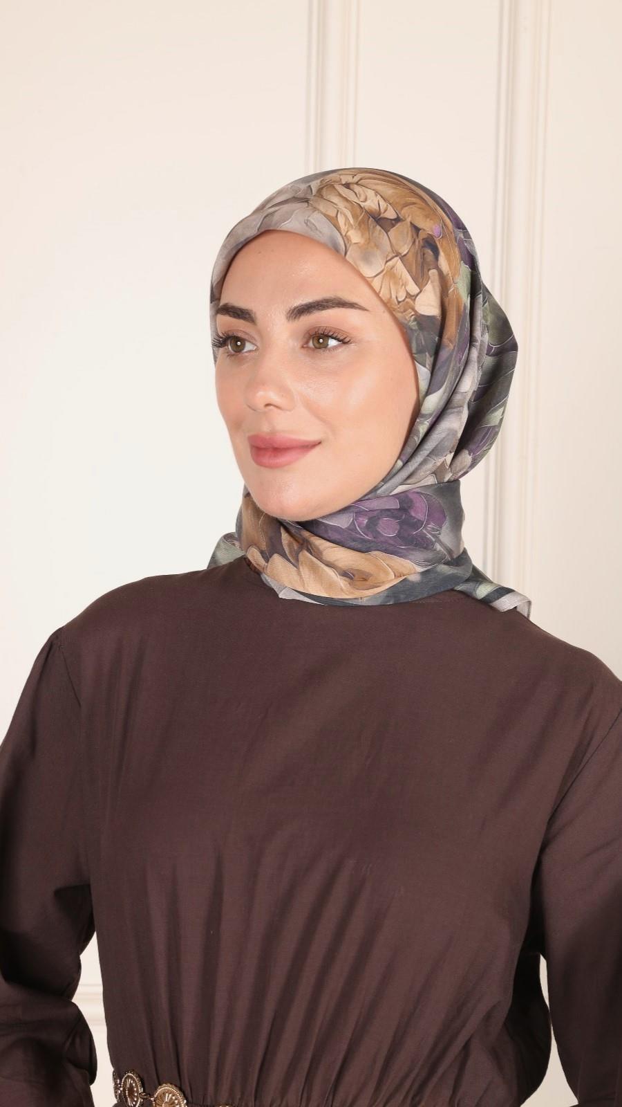 Locella Modal İpek Eşarp Siyah-1