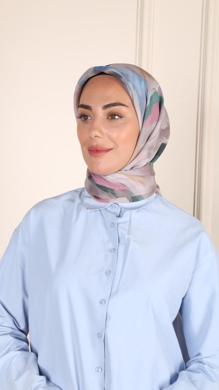 Locella Modal İpek Eşarp Pembe-10