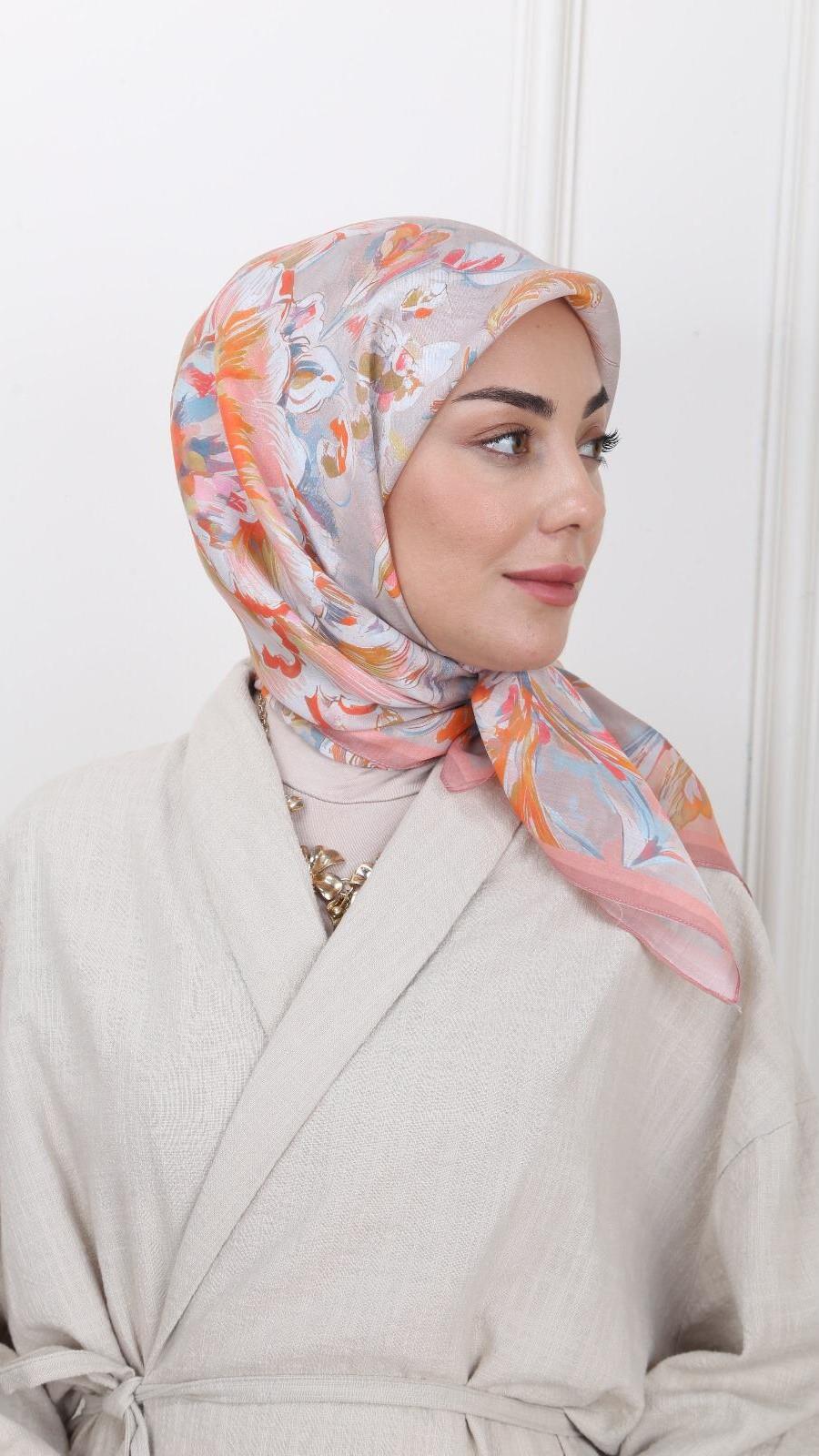 Locella Modal İpek Eşarp Pembe-6