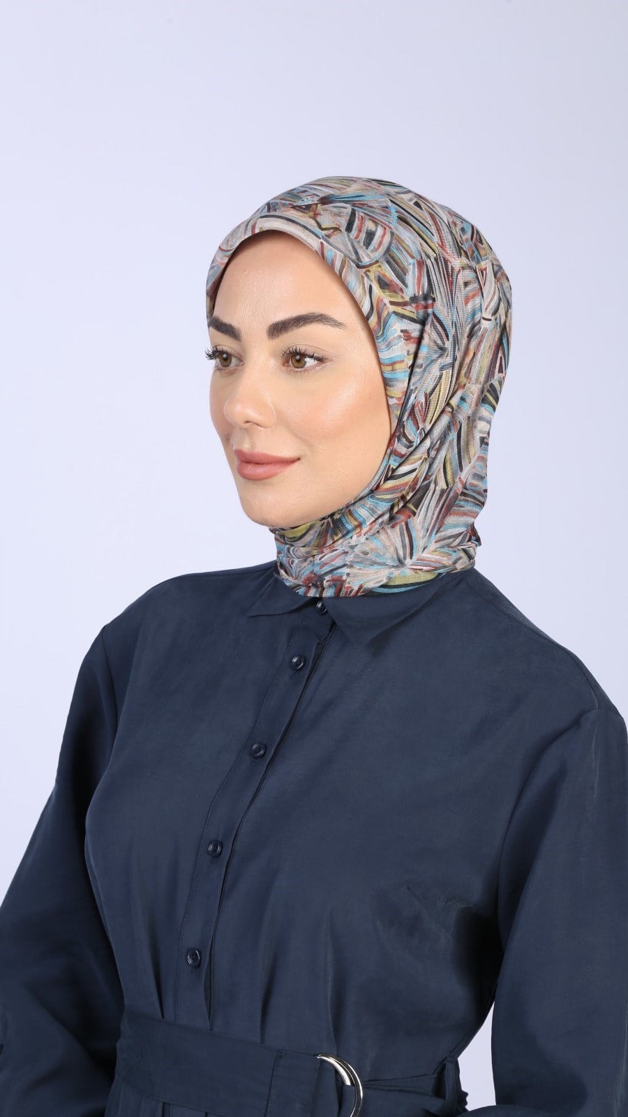 Locella Pamuk Vual Eşarp Krem