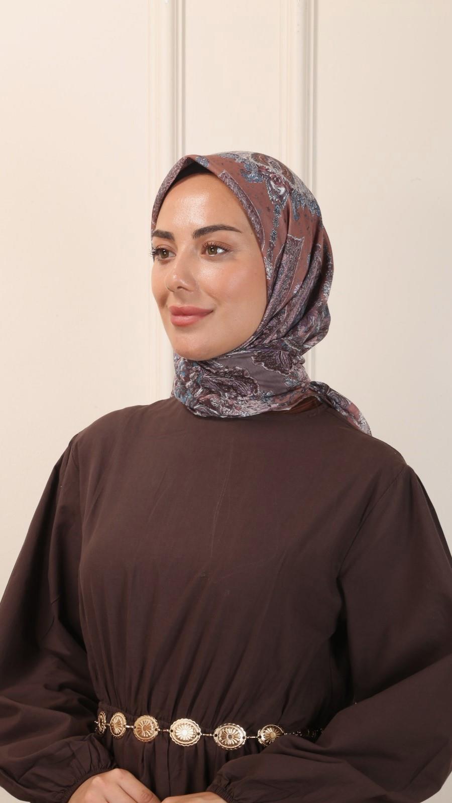 Locella Pamuk Vual Eşarp Somon-13