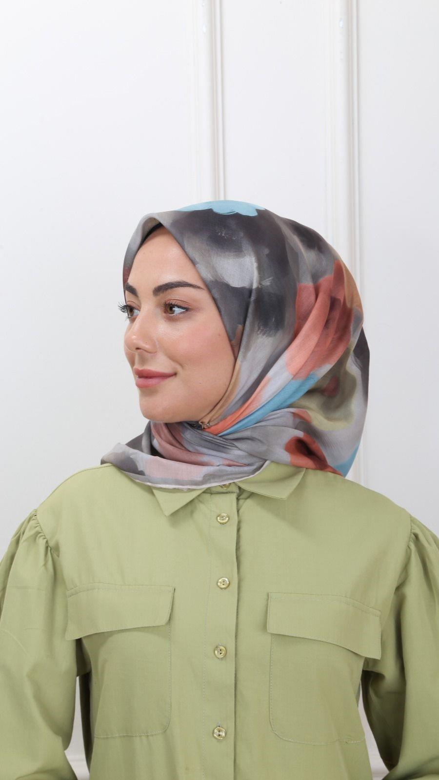 Locella Pamuk Vual Eşarp Vizon-6