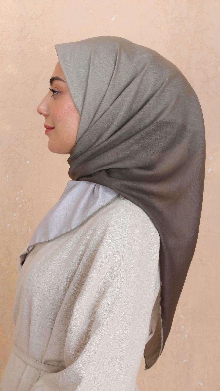 Locella Pamuk Vual Eşarp Yeşil Vizon-9