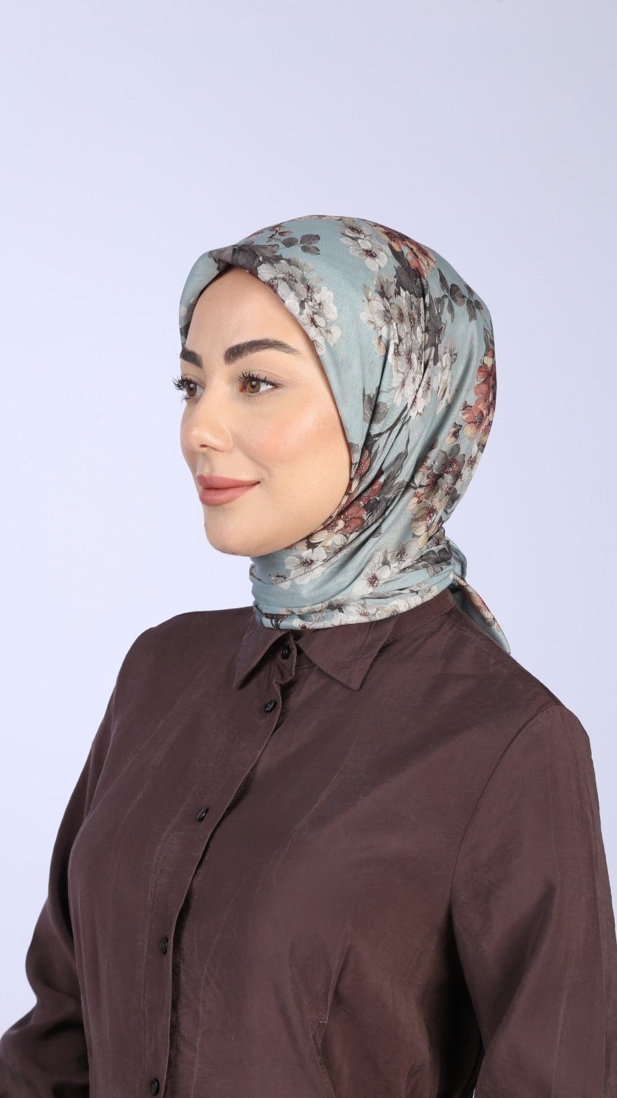 Locella Pamuk Vual Eşarp Su Yeşili