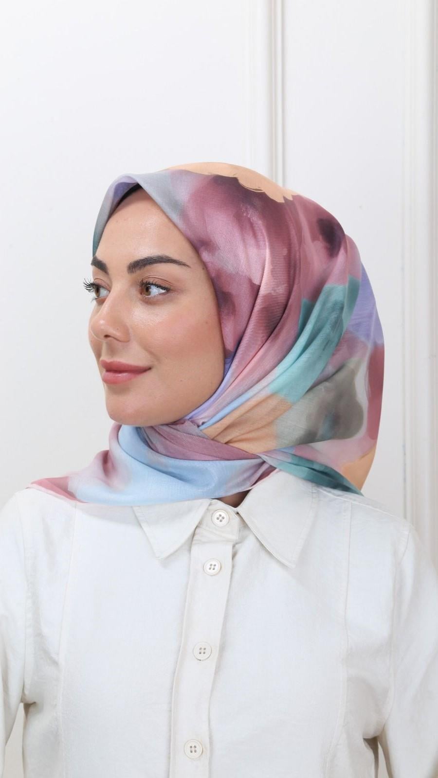 Locella Pamuk Vual Eşarp Pembe-2